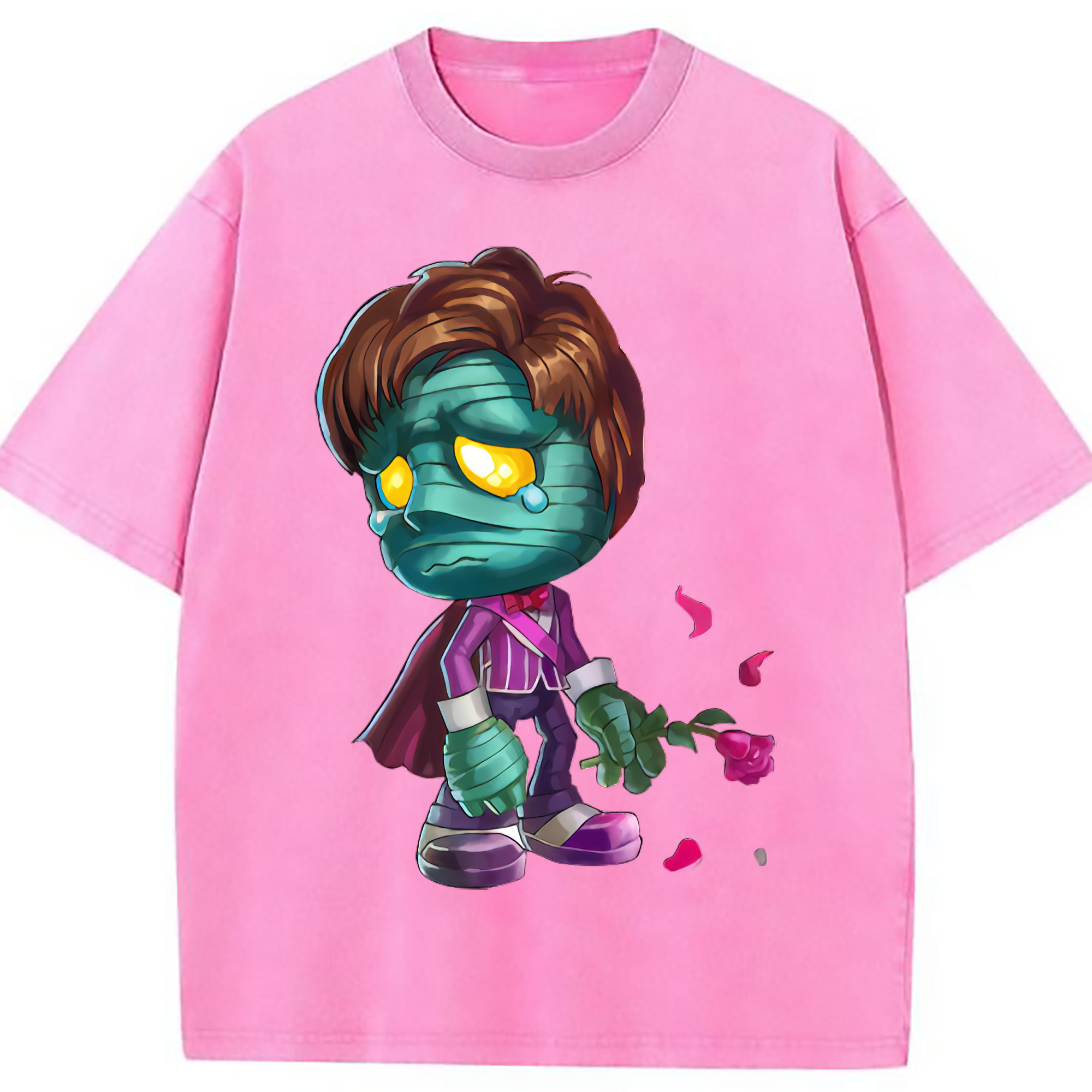 （画像用） リーグ・オブ・レジェンド League of Legends LOL 綿100% ヴィンテージ風 半袖Tシャツ（フロントプリント）